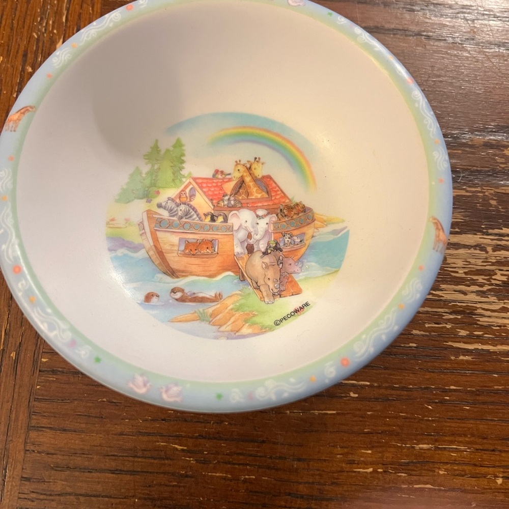 Noah's Ark Themed Bowl
